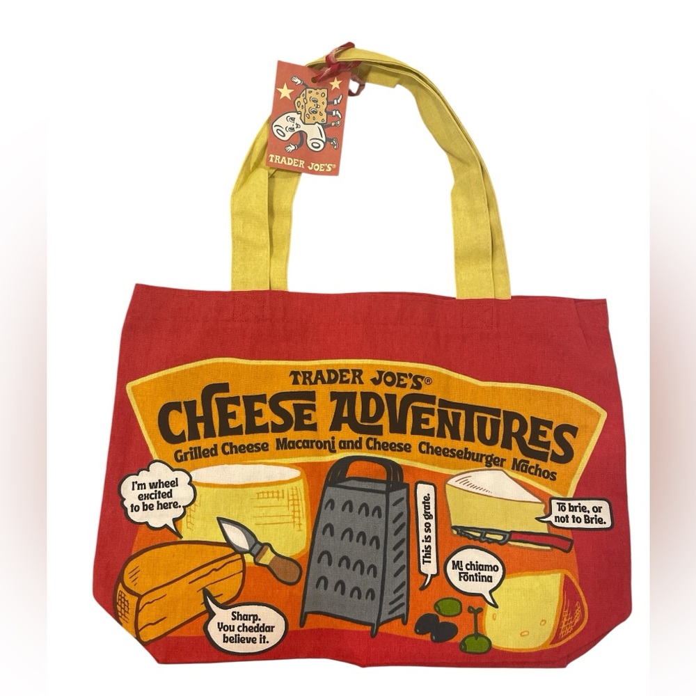 Trader Joe’s Cheese Experience Reusable Tote Bag